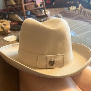Classic Cream Fedora Hat